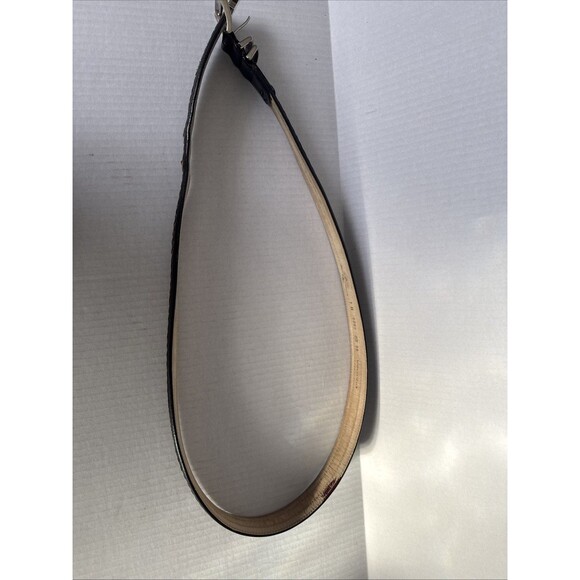 Tommy Bahama Men's Leather Belt Stainless Buckle &Tip Made in Spain 38 - Picture 5 of 5